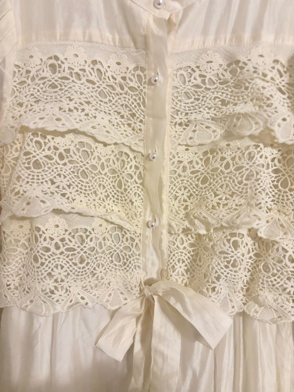 🤎Lace Detailed Tiered Dress🤎 - Picture 2 of 6